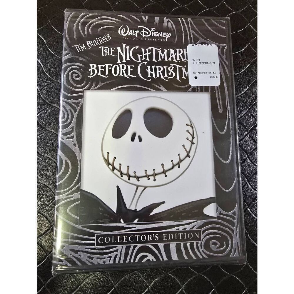 Sealed- Nightmare Before Christmas DVD- Collectors Edition